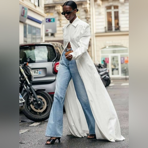 XOXO | Khaki Maxi Duster Jacket - Picture 15 of 15